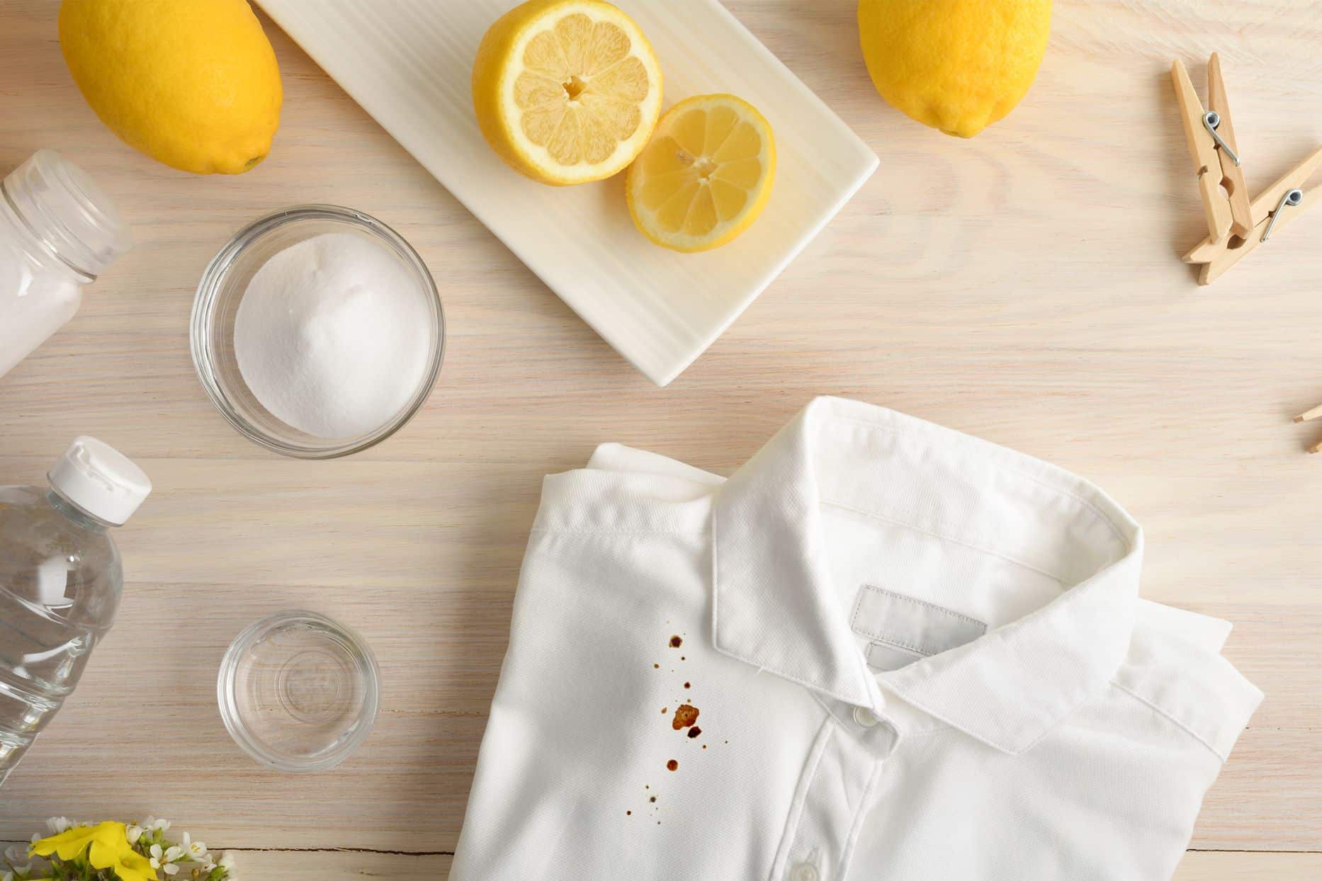 removing blood stains from clothes
