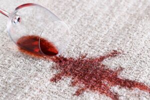 Red Wine Carpet Stain