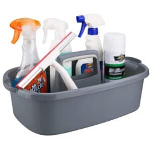 An example of a functional cleaning caddy