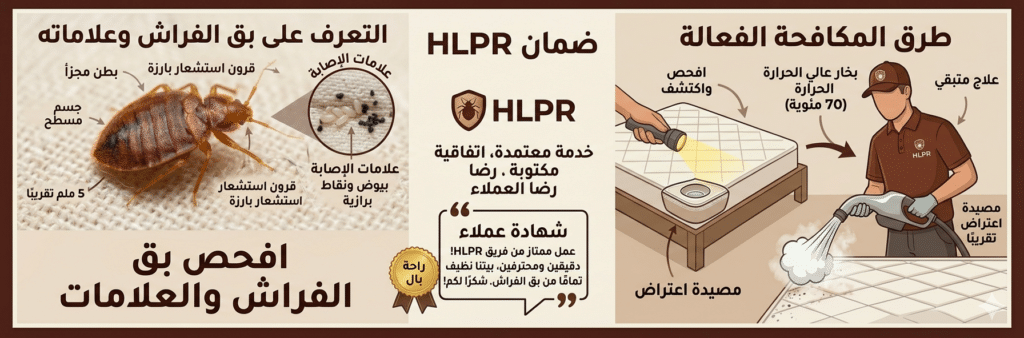تحديد و معالجة بق الفراش مع هلبر