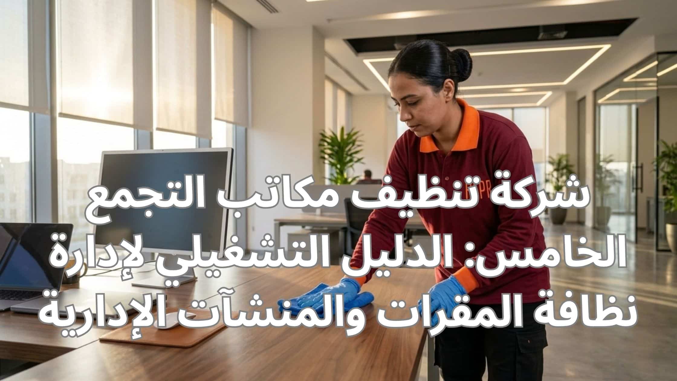 شركة تنظيف مكاتب التجمع الخامس: الدليل التشغيلي لإدارة نظافة المقرات والمنشآت الإدارية